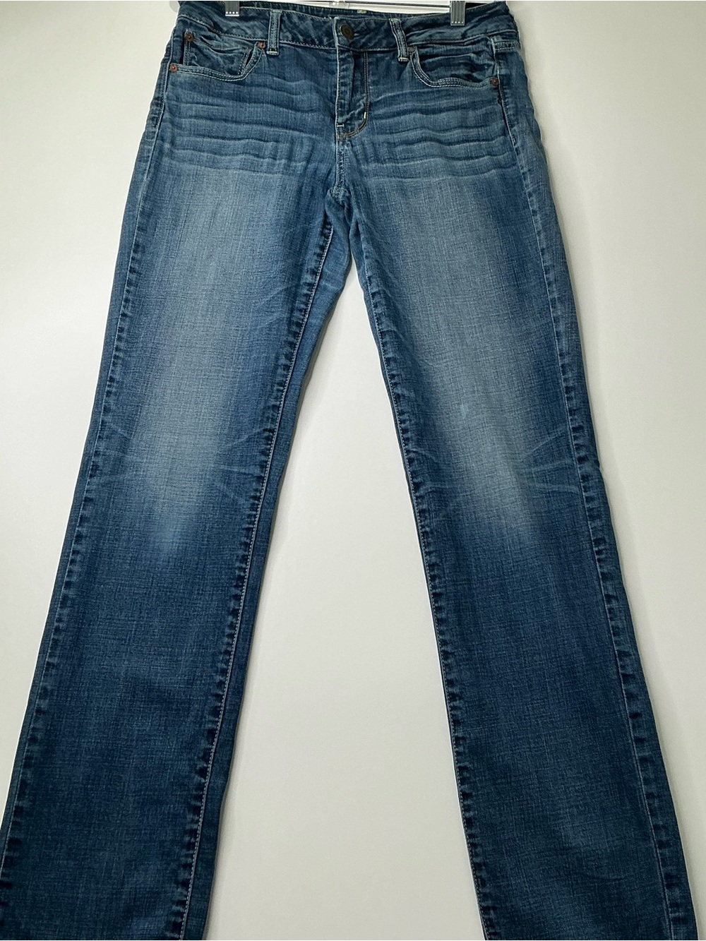 Riders By Lee Jeans Womens 10 Blue Mid Rise Straight Regular Stretch Denim
